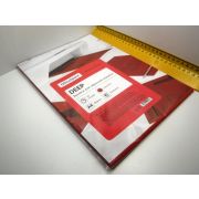 БУМАГА 80гр А4 50л OfficeSpase красный интенсив 245199