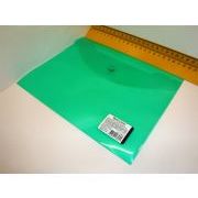 ПАПКА на кнопке А5 Brauberg 224025 зеленая