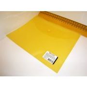 ПАПКА на кнопке А5 Brauberg 224028 желтая