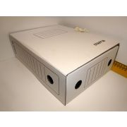 Короб архивный 10см разборный гофр 128874 белый