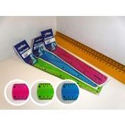 ЛИНЕЙКА 20см Berlingo гибкая neon 10020
