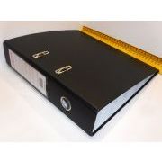 Регистратор А4 80мм Brauberg 220891 черный
