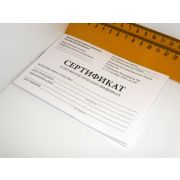 Сертификат о проф.прививках А6 6л бел Staff 130253