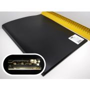 ПАПКА с боковым прижимом А4 OfficeSpase черн 500мкр
