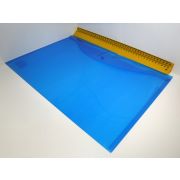 ПАПКА на кнопке А 3 Brauberg 224034 синяя