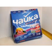 Стир.порошок Чайка 3000гр мяг/ уп 3в1 авт