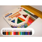 КАРАНДАШИ 24цв Brauberg Premium пластик/ 3-гран