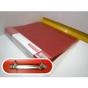 ПАПКА  2 кольца  Brauberg А4  221793 красн